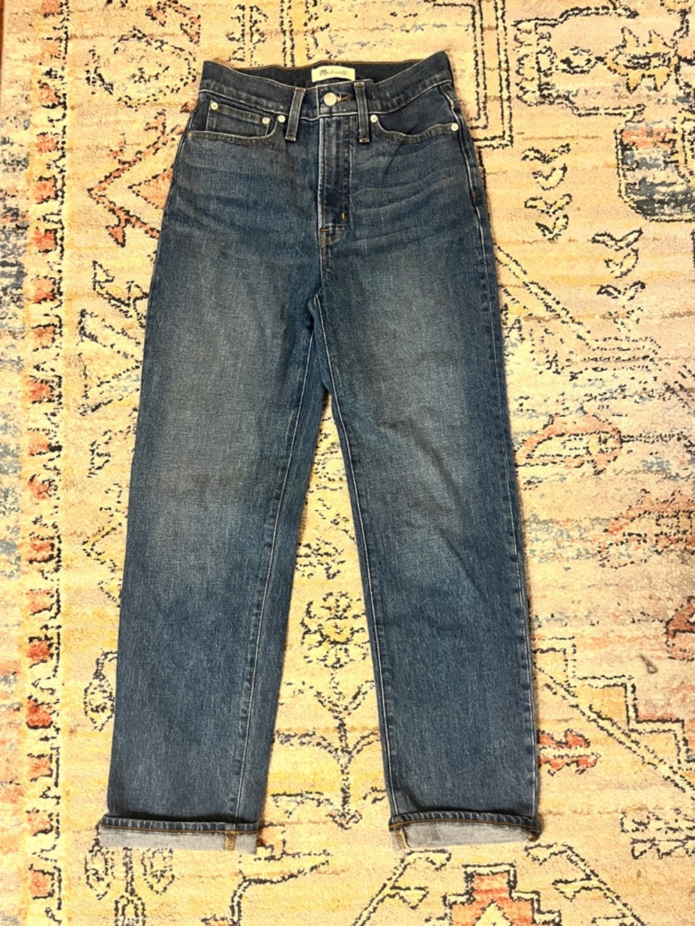 Madewell The Perfect Vintage Straight Jean Size 25